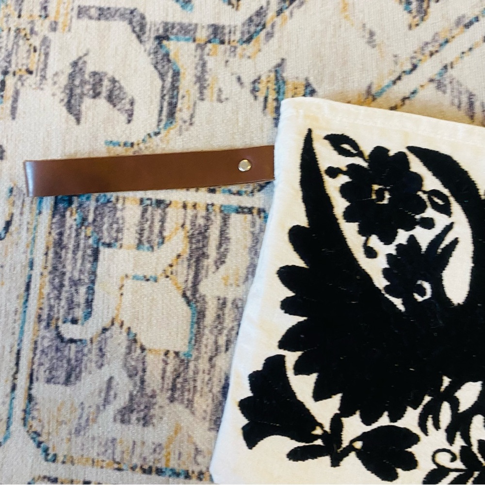 OTOMI Hand Embroidered Made In Mexico Clutch Bag Wristlet - Picture 5 of 8